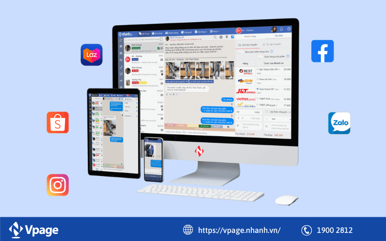 Phần mềm quản lý Vpage